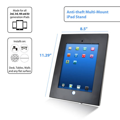 product image number 5 for Pyle Ipad Wall Mount Anti-Theft Display Case