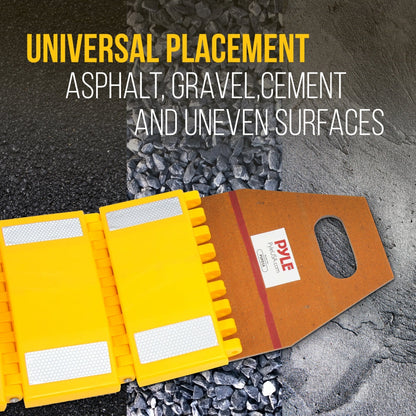 Portable Speed Bump - Quick Deploy, Reinforced Polypropylene, Yellow