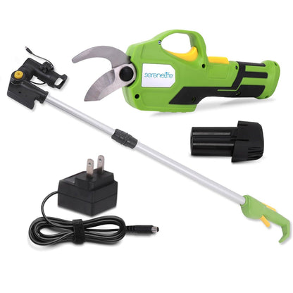 Cordless Pruning Shears, 6ft Reach, High Carbon Steel Blade, Easy Cutting