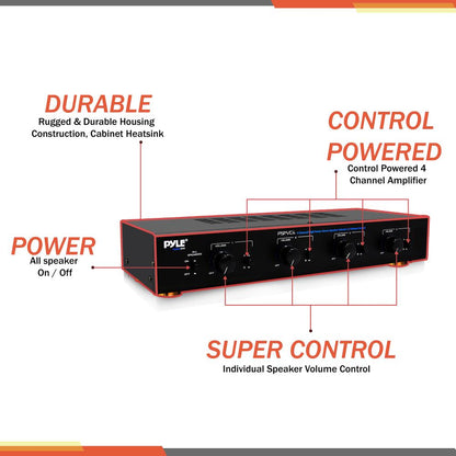 4-Ch. Stereo Speaker Selector