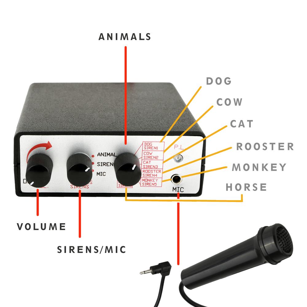 product image number 4 for Pyle Siren Horn Pa Microphone Speaker System