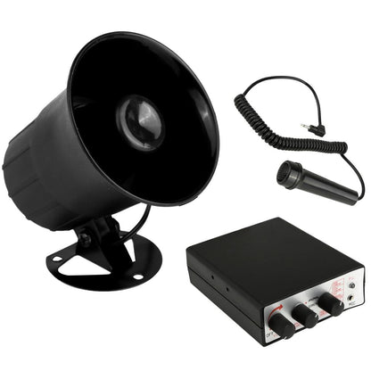 product image number 5 for Pyle Siren Horn Pa Microphone Speaker System