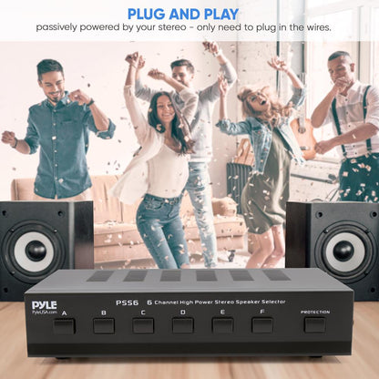 High Power Stereo Speaker Selector