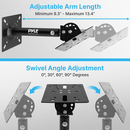 Dual Wall / Ceiling Speaker Mounts - PSTNDC31
