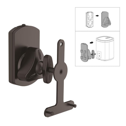 product image number 1 for Pyle Dual Universal Wall Mount Speaker Stands