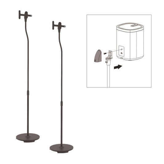 product image number 1 for Pyle Height Adjustable Speaker Stands, Pair