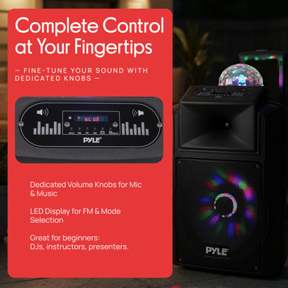 Ensemble de haut-parleur PA Bluetooth et kit micro 