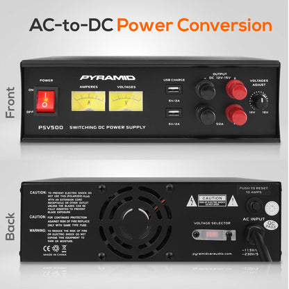 Hobbyist Bench Power Supply, 50 Amp - PSV500