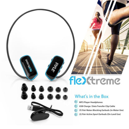 product image number 2 for Pyle Flextreme Waterproof Mp3 Headphones