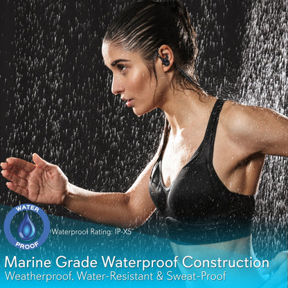 product image number 3 for Pyle Bluetooth Waterproof Sports Earbuds