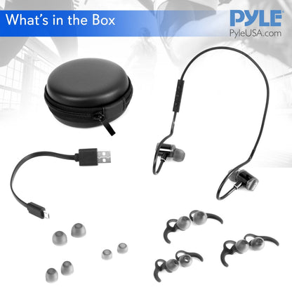 product image number 7 for Pyle Bluetooth Waterproof Sports Earbuds