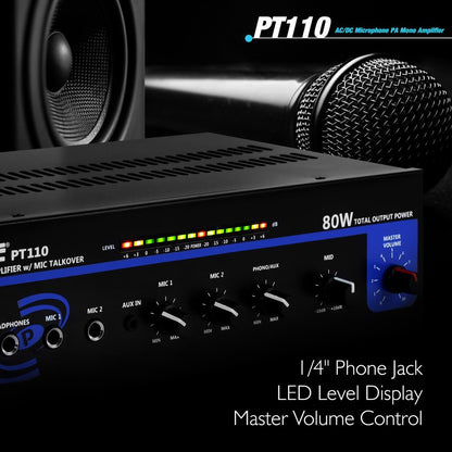 Microphone Pa Mono Amplifier
