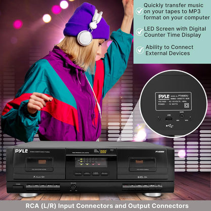 Dual Cassette Deck Mp3 Conversion