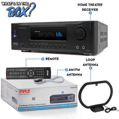 5.2 Ch. Home Theater Stereo Receiver