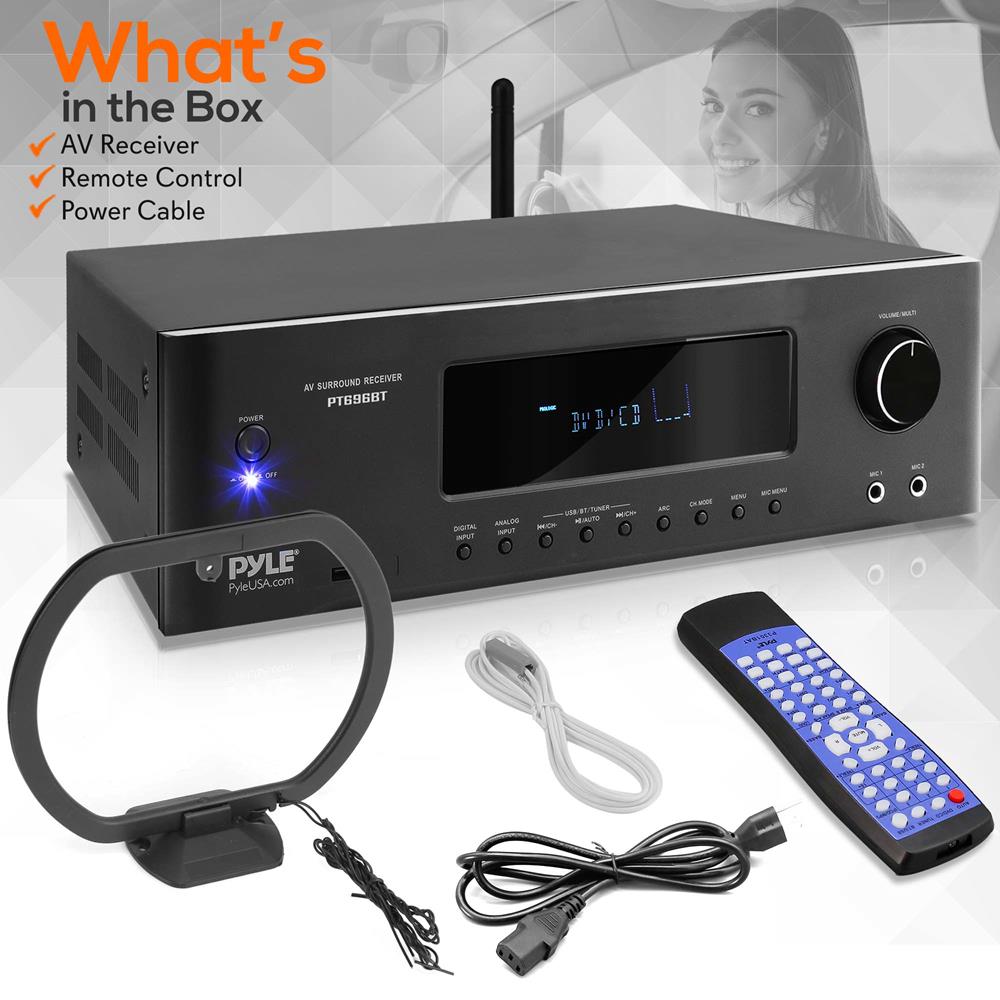 product image number 7 for Pyle Channel Bluetooth Home Theater Receiver