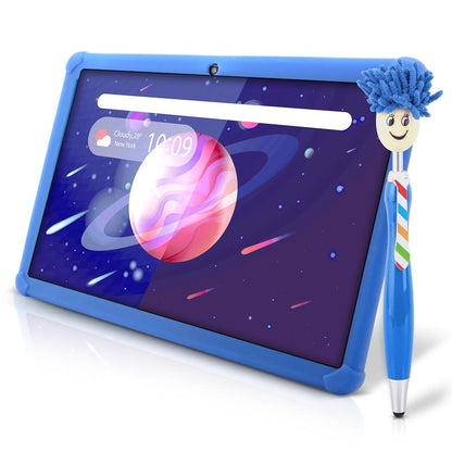 Tablette Android 10,1" Full HD pour enfants, Quad-Core, longue autonomie, bleue 