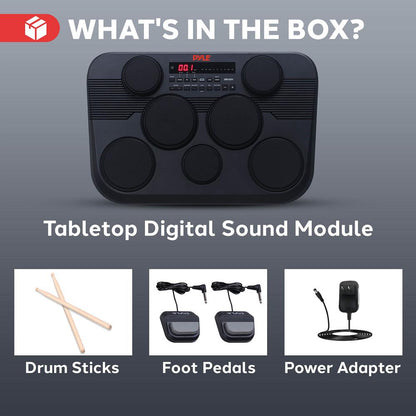 Tabletop Digital Drum Machine Kit