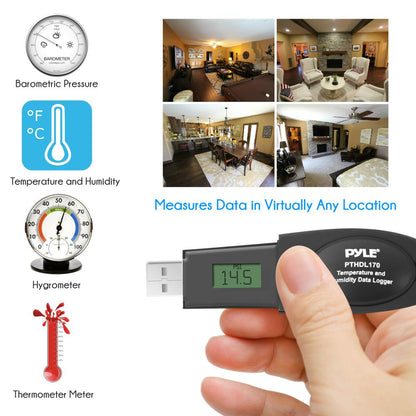product image number 7 for Pyle Temperature & Humidity Usb Data-Logger