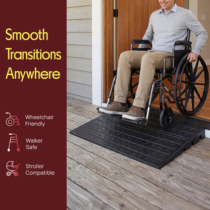 Rise Rubber Threshold Ramp