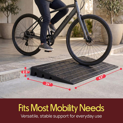 Rise Rubber Threshold Ramp