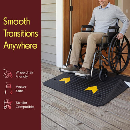 Rise Rubber Threshold Ramp