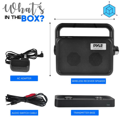product image number 7 for Pyle Wireless & Portable Bed-Side Tv Speaker
