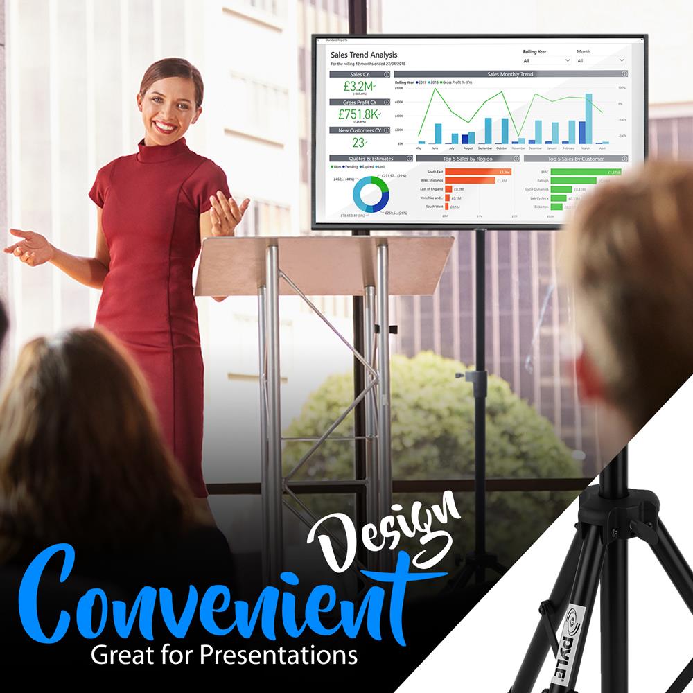 product image number 5 for Pyle Tripod Tv Stand