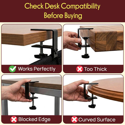 Clamp / Screw Mount Fabric Cable Managem