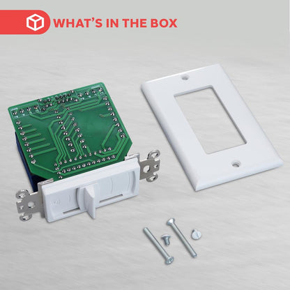 Contrôle de volume pour haut-parleur encastré, 100W, réglage coulissant, blanc 