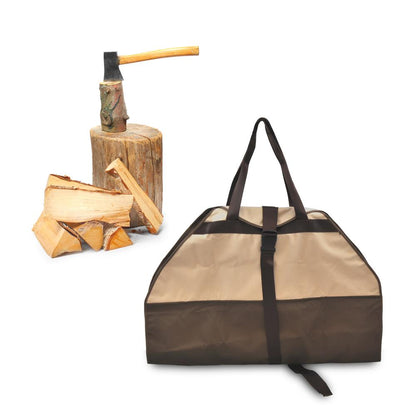 Log Carrier Bag, Safe Transport, Heavy Duty Polyester, Dark Splash Guard