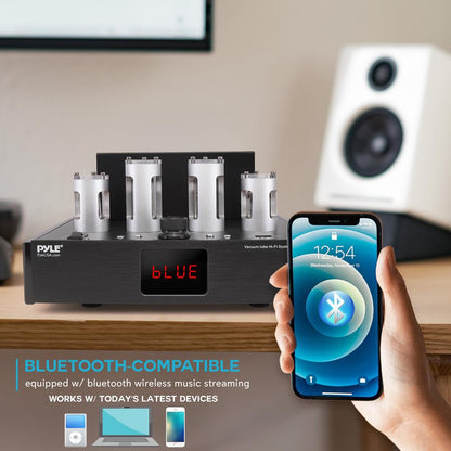 product image number 5 for Pyle Wireless Bt Tube Amplifier Stereo Receiv