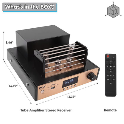 Amplificateur à tube stéréo sans fil BT Receiv 