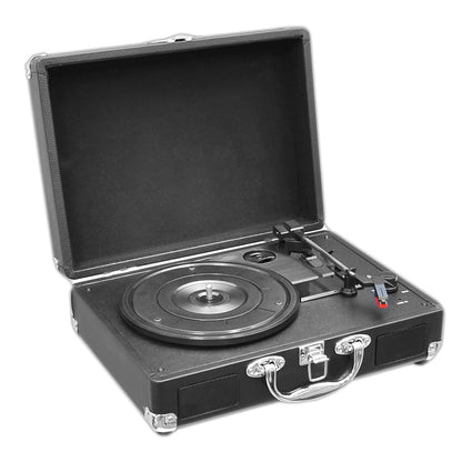 Système de platine portable, vinyle vers MP3, 3 vitesses, USB, rechargeable 