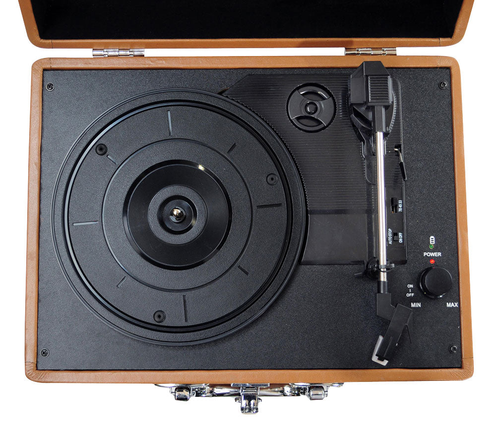 product image number 2 for Pyle Portable Record Player Turntable
