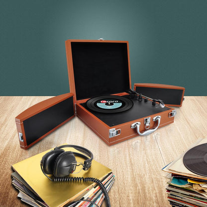 product image number 7 for Pyle Portable Record Player Turntable