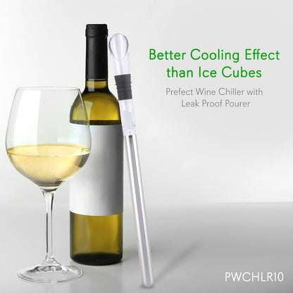 product image number 5 for NutriChef 2 In 1 Stainless Steel Wine Chill Rod Wi