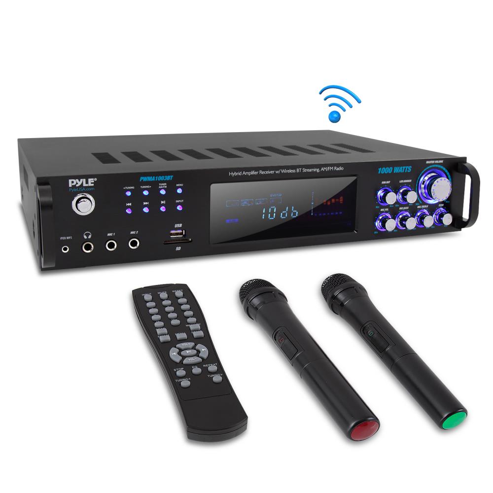 product image number 1 for Pyle Bluetooth Home Theater Hybrid Amplifier