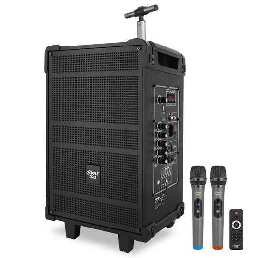 10" Portable Bluetooth Speaker System 600W Rechargeable Battery