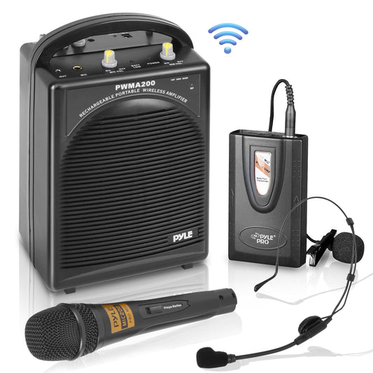 Portable PA Speaker System - Amplifies Voice - Rechargeable Battery