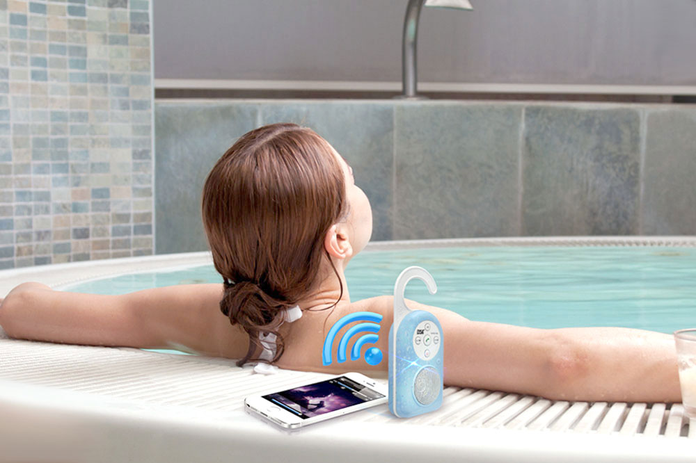 product image number 2 for Pyle Wireless Streaming Shower Speaker