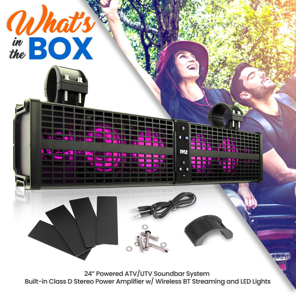 product image number 2 for Pyle Atv/Utv Powersports Soundbar System