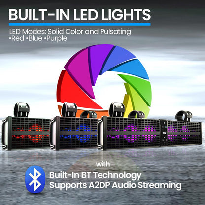 product image number 7 for Pyle Atv/Utv Powersports Soundbar System