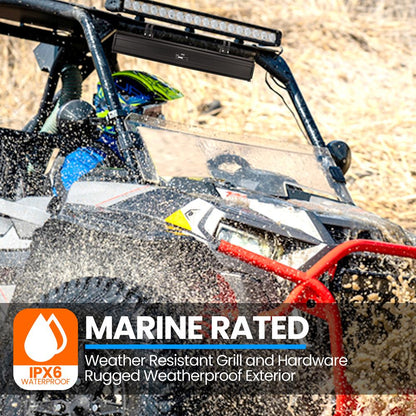 32" ATV/UTV Soundbar, 200W Bluetooth, Waterproof, LED Lights