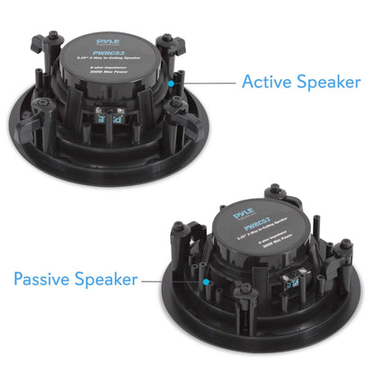 product image number 2 for Pyle 5.25’’ In-Wall/In-Ceiling 2-Way Speakers
