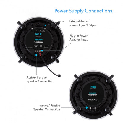 product image number 3 for Pyle 6.5’’ In-Wall/In-Ceiling 2-Way Speakers