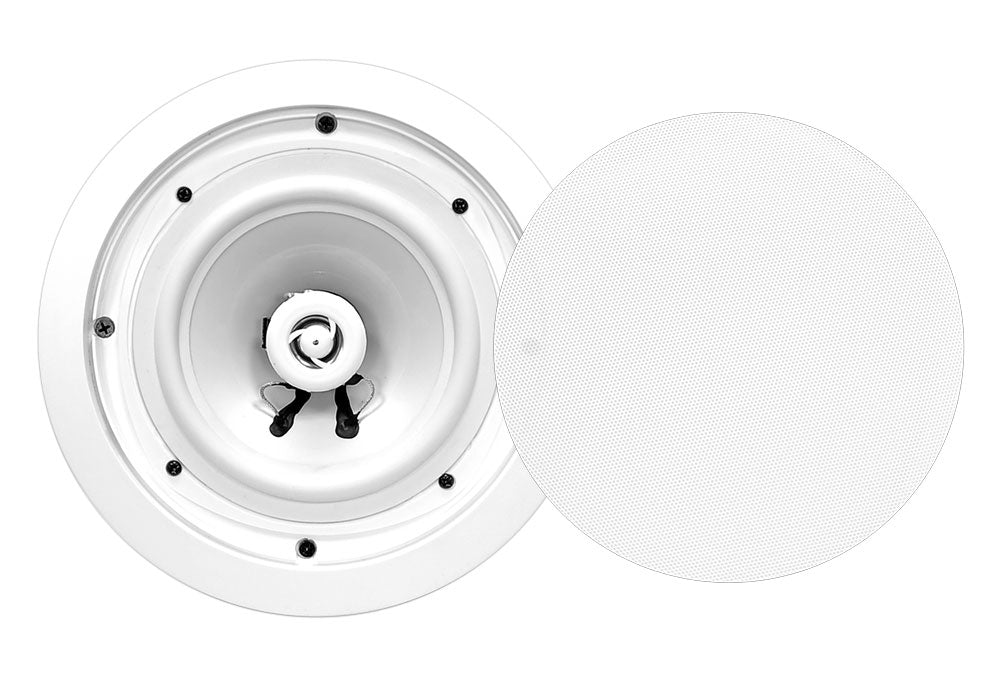 product image number 2 for Pyle 8.0'' Waterproof Home Ceiling Speakers