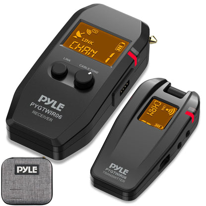 Wireless Guitar System - Clear Sound, 35m Range, Rechargeable Battery