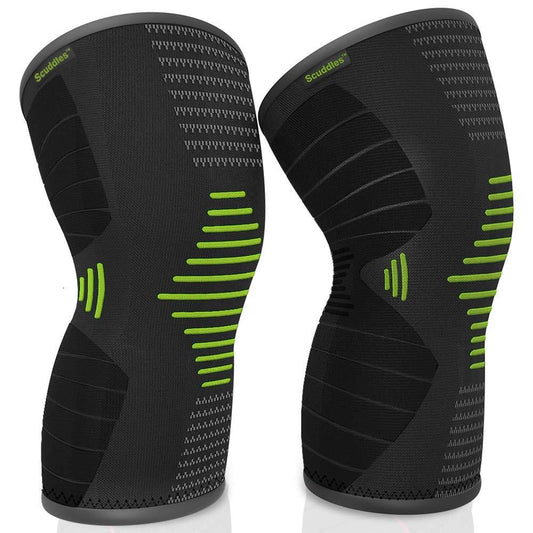 Knee Sleeve for Quick Recovery, Spandex Blend, Green