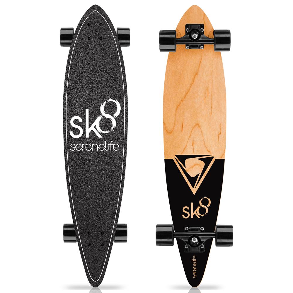 product image number 1 for SereneLife Canadian Maple Deck Skateboard