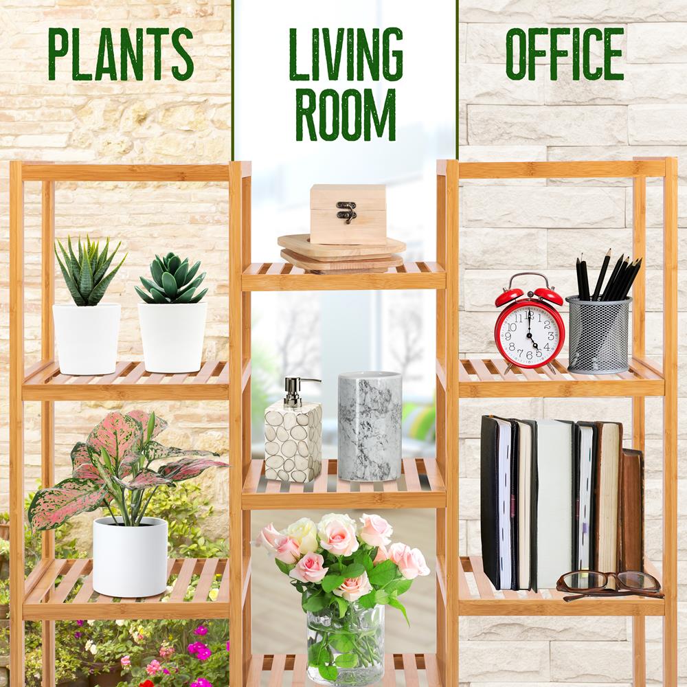 product image number 3 for SereneLife 9 Tier Adjustable Storage Shelf